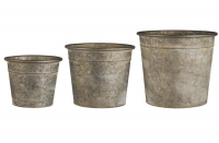 IB Laursen Metall Töpfe 3er Set Urban Garden